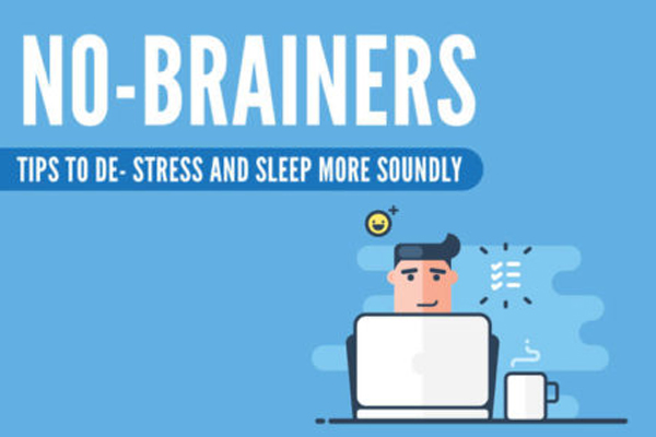 No-Brainers Tips to De-stress and sleep more soundly